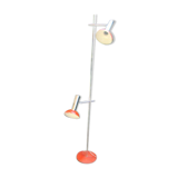 Lampadaire sur socle 2 feux vintage 70