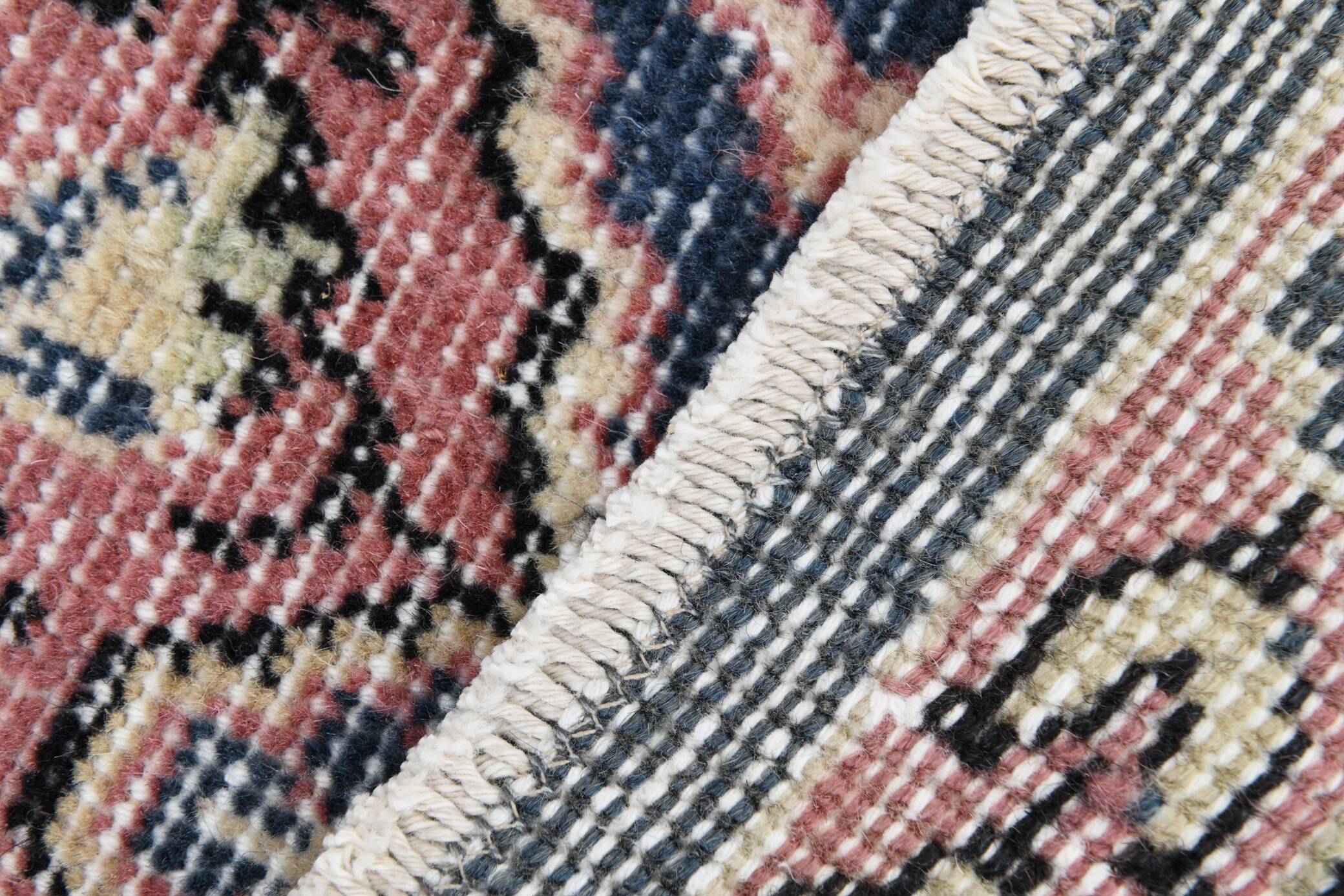 Navy Blue Vintage Runner Rug, 75x231Cm SK 6884