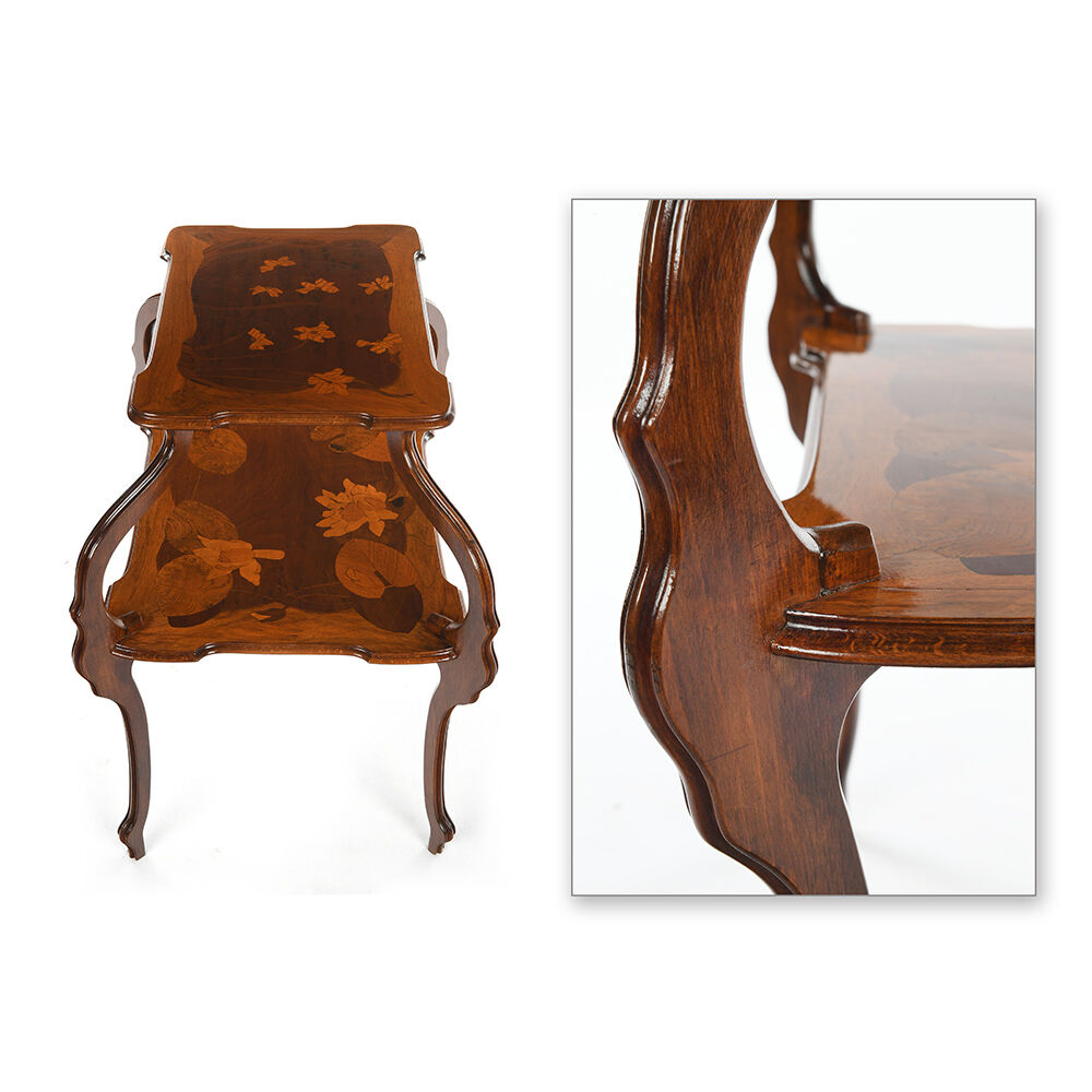 Table de marqueterie art nouveau