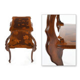 Art Nouveau marquetry table