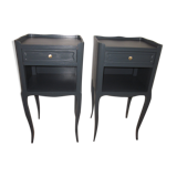 Anthracite grey style bedside pair