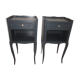 Anthracite grey style bedside pair