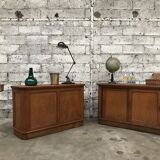 Old comtpoirs early twentieth double sided delicatessen coffee bar