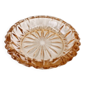 Cendrier Vide Poche Vintage Luminarc En Verre Ciselé Rosaline Rose