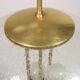 Vintage Big Ball Lamp, Glass and Brass by SAKU, 1970s