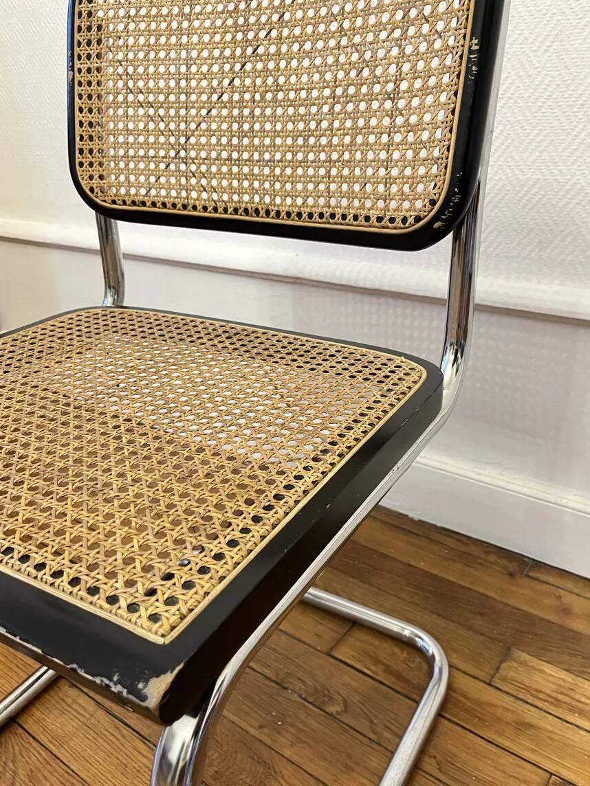 Marcel Breuer Cesca B32 black chair