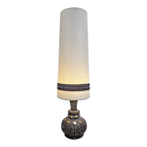 Lampe en céramique allemande vernissée vintage 70'S