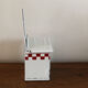 Enamelled sheet metal matchbox