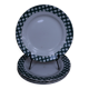 4 dessert plates Sarreguemines and Digoin Scottish