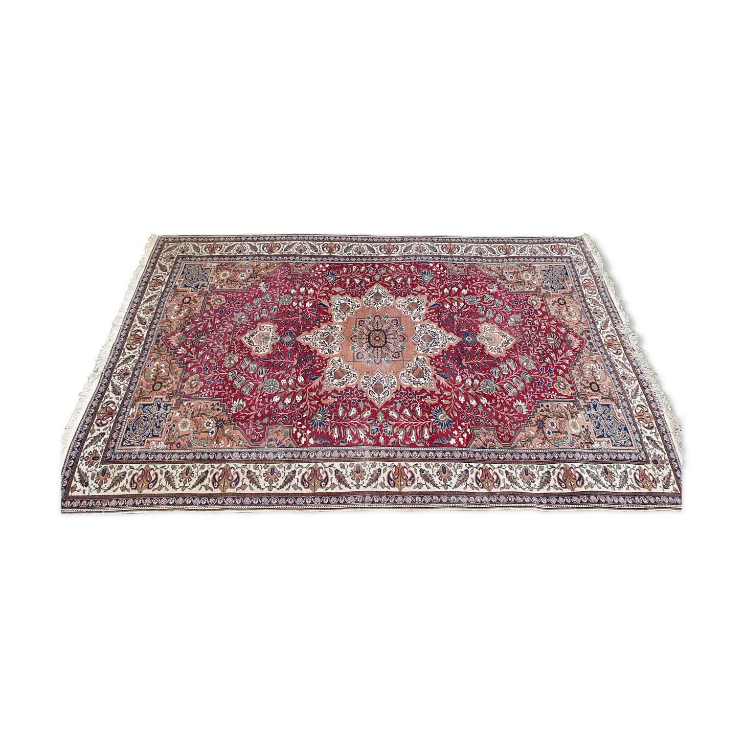 Carpet kayseri turkey, hand knotted pure wool and cotton. perfect condition. 200 x 300 cm. 1970.