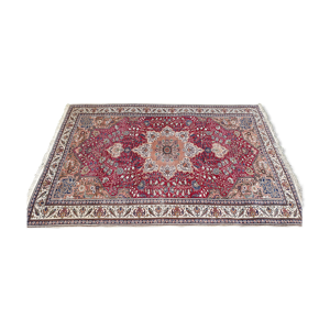 Tapis kayseri turquie , noué main pure laine et coton. parfait état. 200 x 300 cm. 1970.