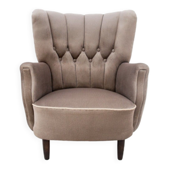 Grey Armchair, Northern Europe, 1950s