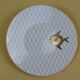 Set of 6 golden dinner plates - Les Poissons d'or - Ateliers Bernardaud