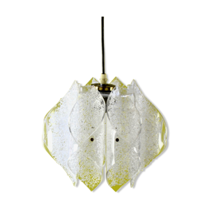 Lustre suspension space age granitée 1970