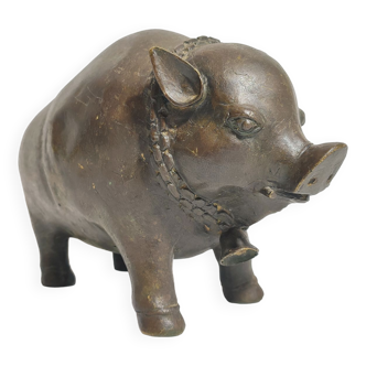 Chinese bronze pig