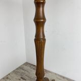 Wooden pedestal table