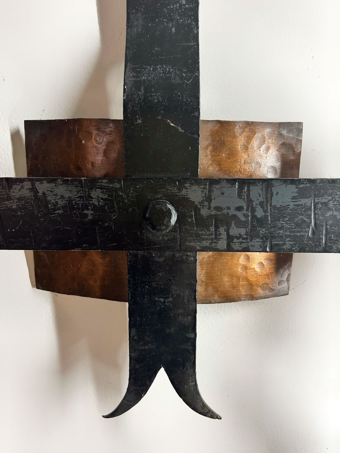 Brutalist wall candle holder from the 70s (X2)
