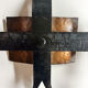 Brutalist wall candle holder from the 70s (X2)
