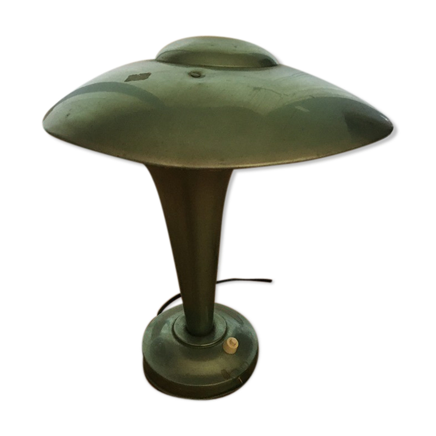 Mushroom lamp in tole 40