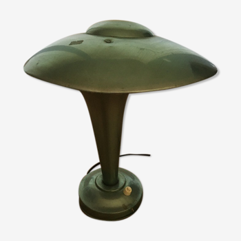 Lampe champignon en tole années 40