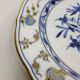 Antique Meissen porcelain plate – blue and gold decoration