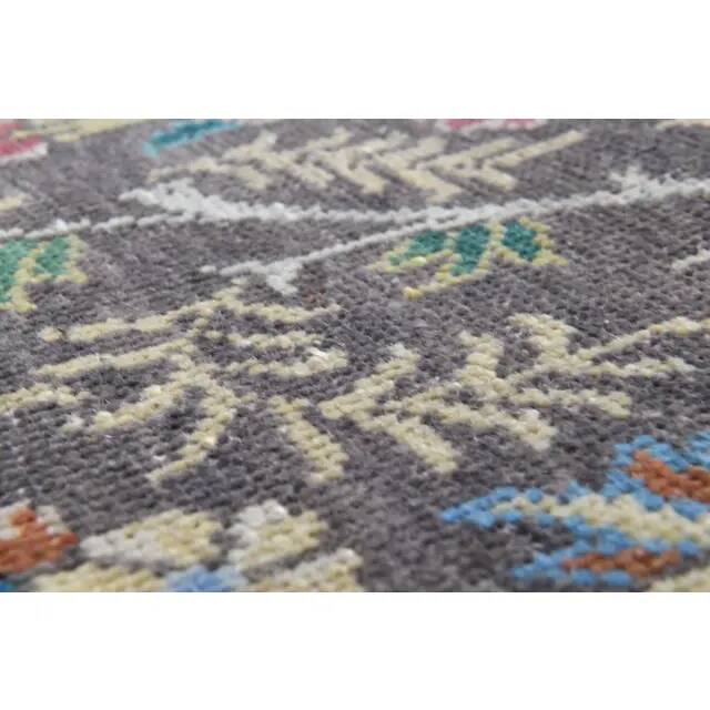 1970s Vintage Persian Handmade Wool Cotton Brown Area Rug 300x386