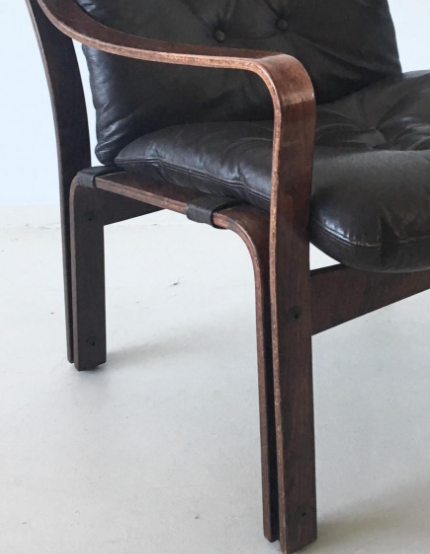 60's leather chair