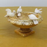 Alabaster bird bath