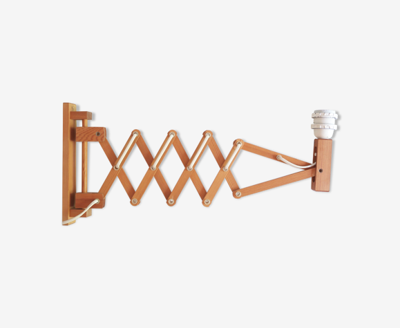 Applique extensible en bois par Translandia, années 60