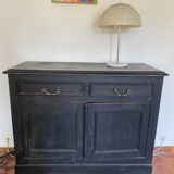 Black wooden buffet
