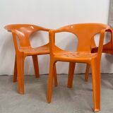 4 chairs "Armchair 300", Henry Massonet, Stamp, 1972