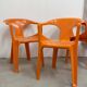 4 chaises "Fauteuil 300", Henry Massonet, Stamp, 1972