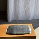 Vintage rectangular silver-plated tray with handles L37 W27 H1.5