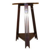 Guéridon Art Nouveau Acajou