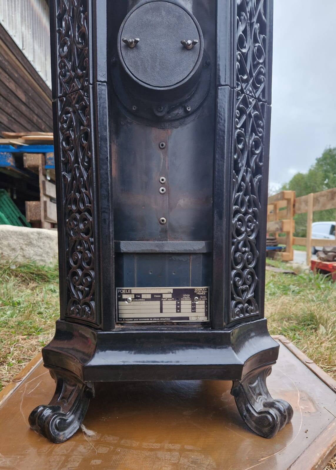 Godin wood stove n°3736, “the belle epoque”