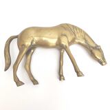 Vintage brass horse 22cm