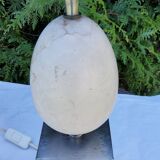 Lampe oeuf en marbre des années 70 bf Italie
