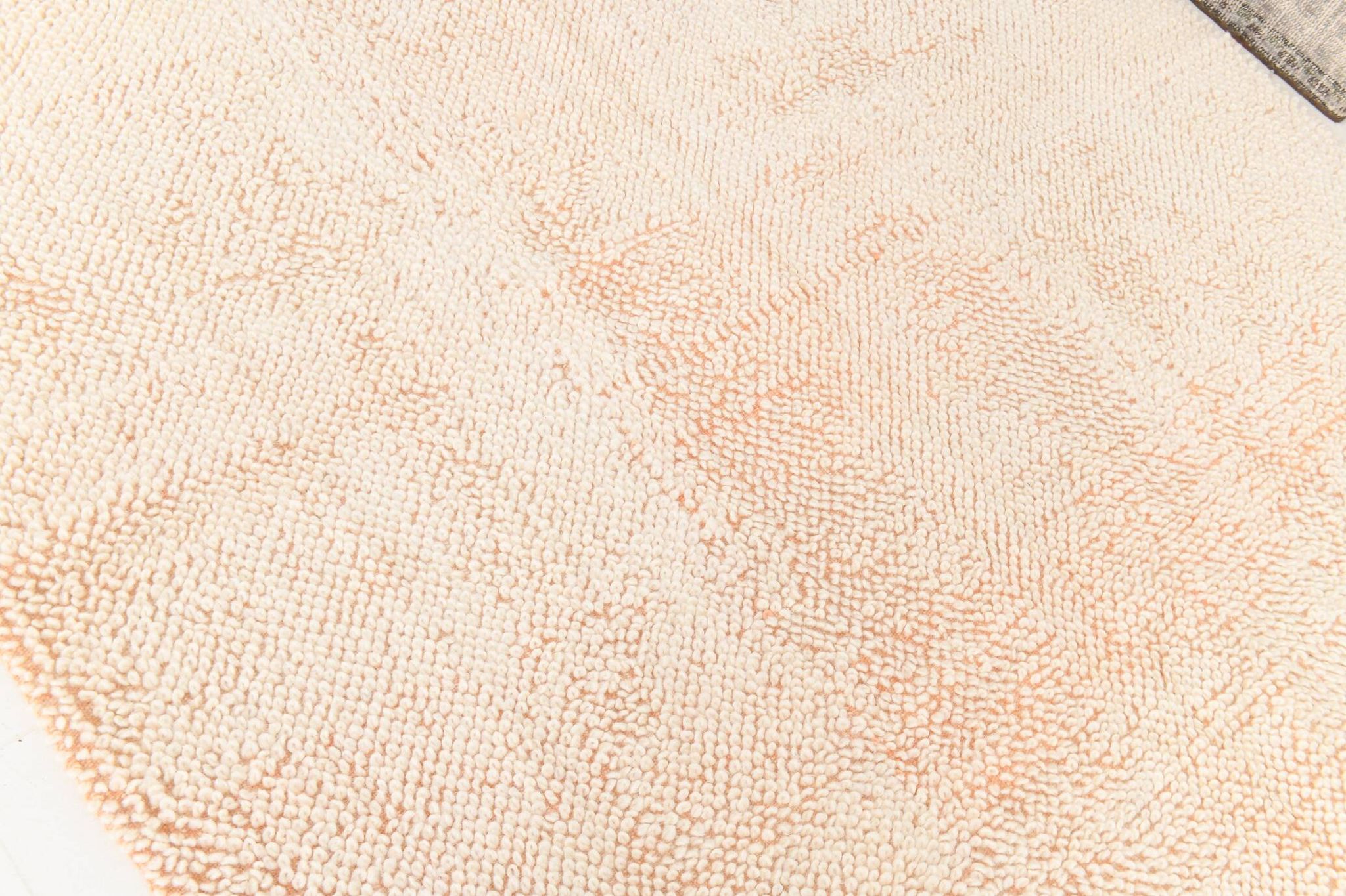 6x10 Pale Salmon Beige Handmade Contemporary Vintage Rug