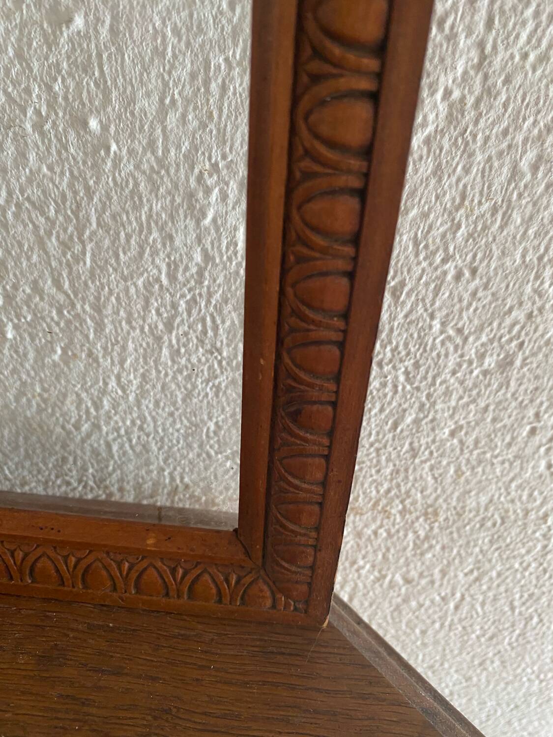 Carved wooden frame circa 1930.
