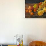 Vintage 80s carafe with fruit