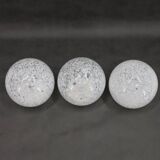1980s Glass Globe Table Lamp , 3items available