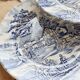 4 vintage blue and white dinner plates – Romantic English countryside decor