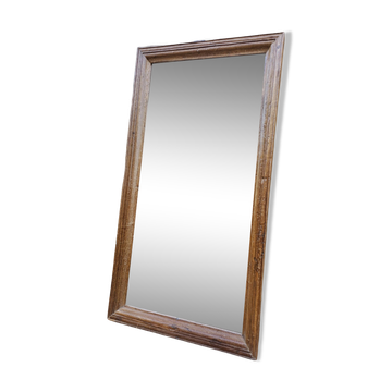 Miroir en teck birman
