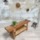 Solid wood workbench