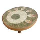 Ceramic coffee table signed Barrois Barrois (Vallauris)