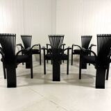 6 Totem chairs by Torstein Nilsen for Westnofa Norway