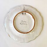 Decorative plate, Martres-Tolosane earthenware