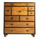 Campaign chest of drawers 19th century