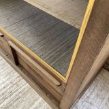 XXL oak display cabinet