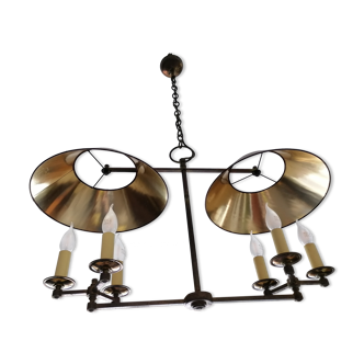 double billiard chandelier